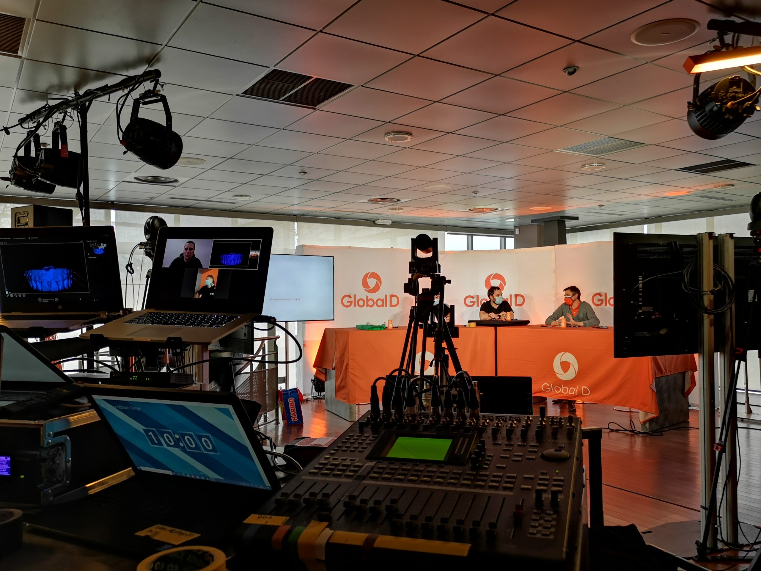 Backstage of Les Printanières 2021